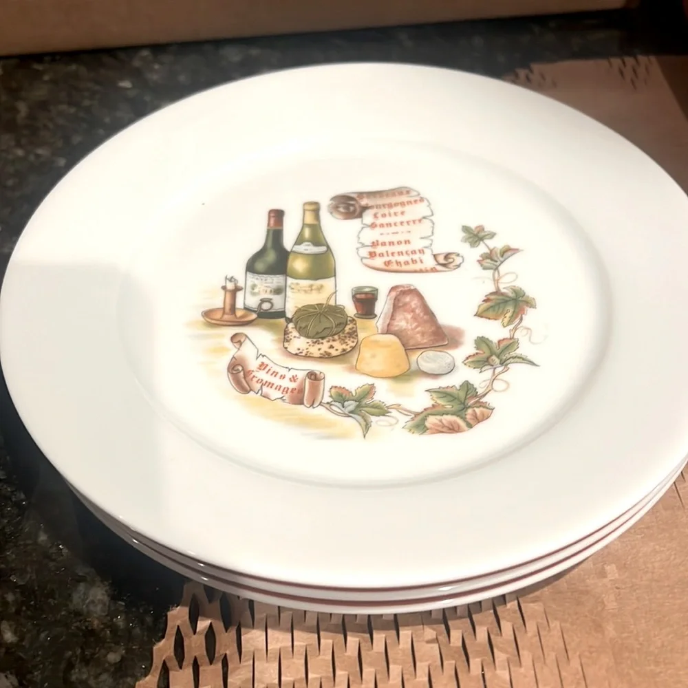 WILLIAMS SONOMA GASTRONOMIQUE Salad/appetizer plates (set of 4)